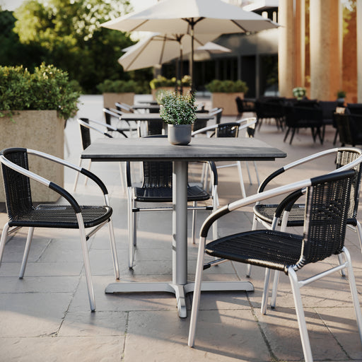 Gray 36" Tabletop-X Base