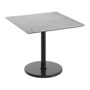 Gray 36" SQ Tabletop-RD Base
