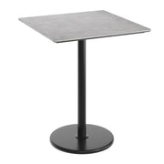 Gray 36"SQ Table-RD Bar Base