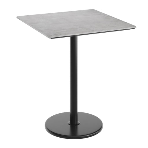 Gray 36"SQ Table-RD Bar Base