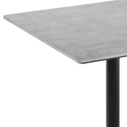 Gray 36"SQ Table-RD Bar Base