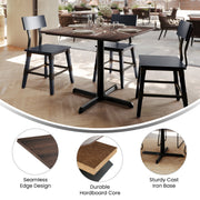 Brown 36" SQ Tabletop-X Base