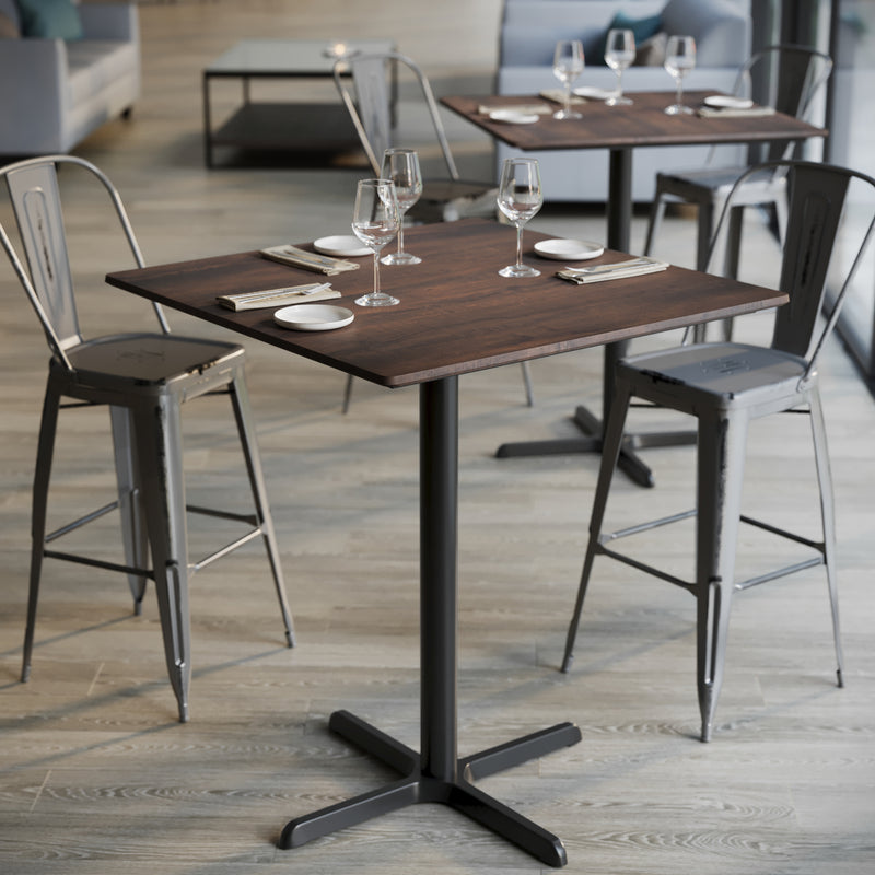 BN 36" SQ Tabletop-X Bar Base