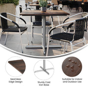Brown 36" Tabletop-X Base