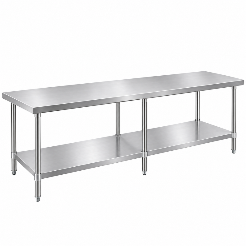 Atosa ST3096EC Mixrite 430 Stainless Steel Work Table - 96 Inches x 30 Inches