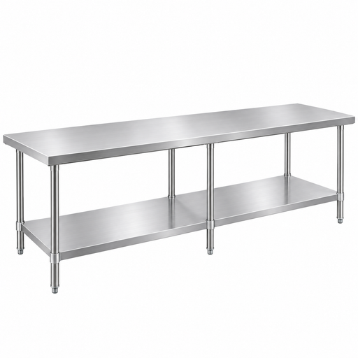 Atosa ST3096EC Mixrite 430 Stainless Steel Work Table - 96 Inches x 30 Inches