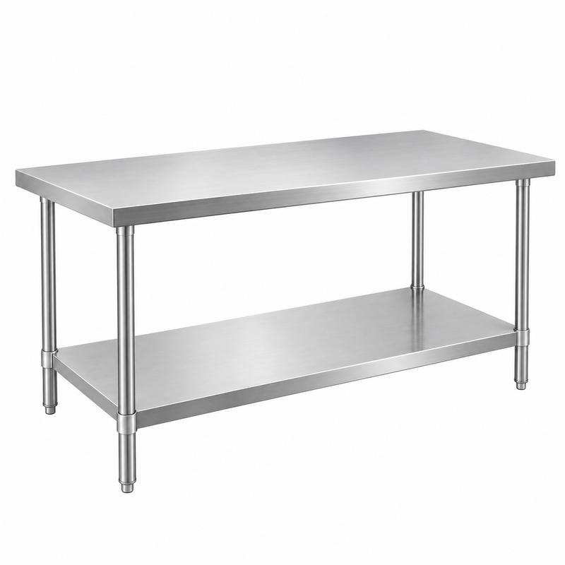 Atosa ST2448EC stainless steel commercial work table with undershelf