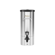 Atosa TD-5L-ND 5 gallon stainless steel iced tea dispenser with no-drip spigot, front view