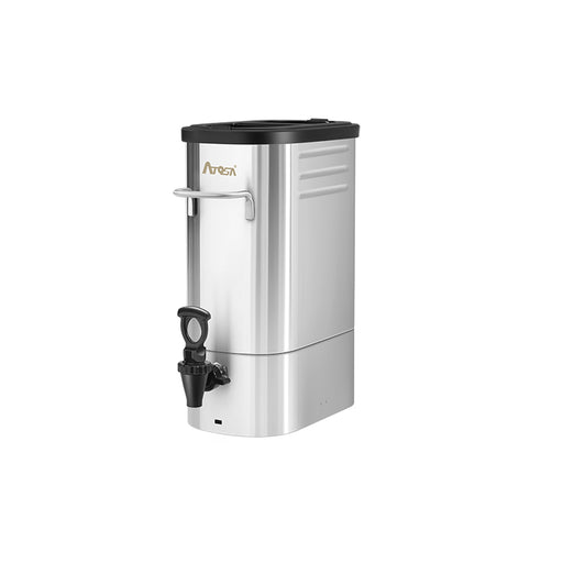 Atosa TD-3L-ND 3 gallon stainless steel iced tea dispenser, left side view