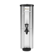 Atosa TD-5T-DT 5 gallon stainless steel iced tea dispenser with drip tray and no-drip spigot