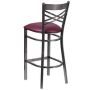 Clear X Stool-Burg Seat