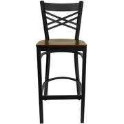 Black X Stool-Mah Seat