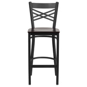Black X Stool-Wal Seat