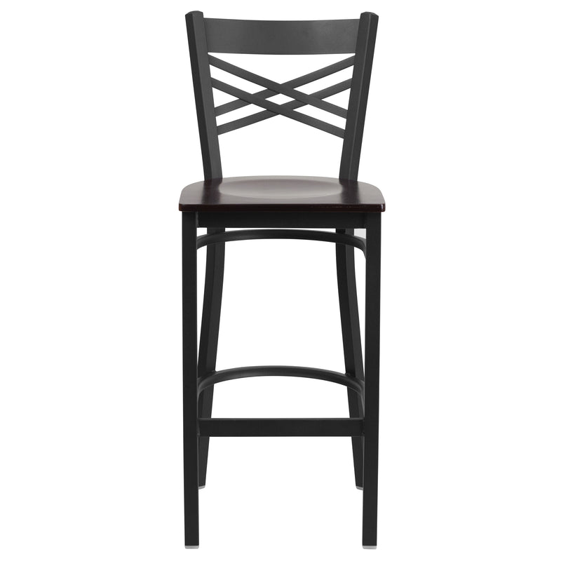 Black X Stool-Wal Seat