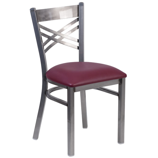 Clear X Chair-Burg Seat
