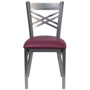 Clear X Chair-Burg Seat