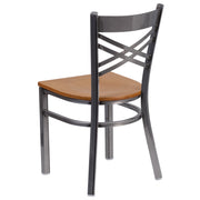 Clear X Chair-Nat Seat