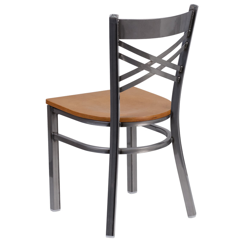 Clear X Chair-Nat Seat