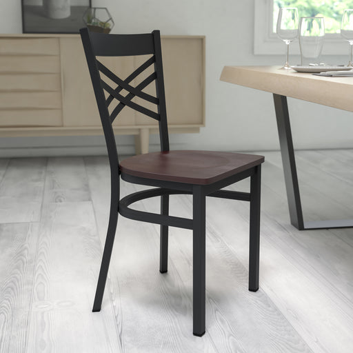 Black X Chair-Wal Seat