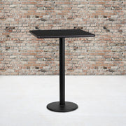 24SQ Black Table-18RD Base