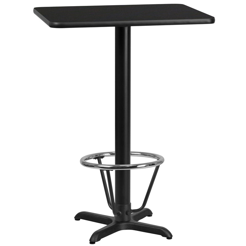 24x30 Black Table-22x22 X-Base