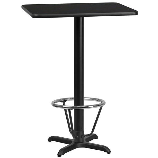 24x30 Black Table-22x22 X-Base