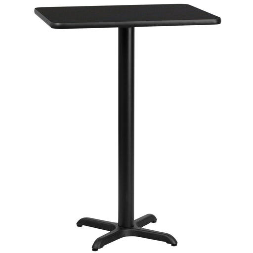 24x30 Black Table-22x22 X-Base