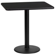 24x30 Black Table-18RD Base