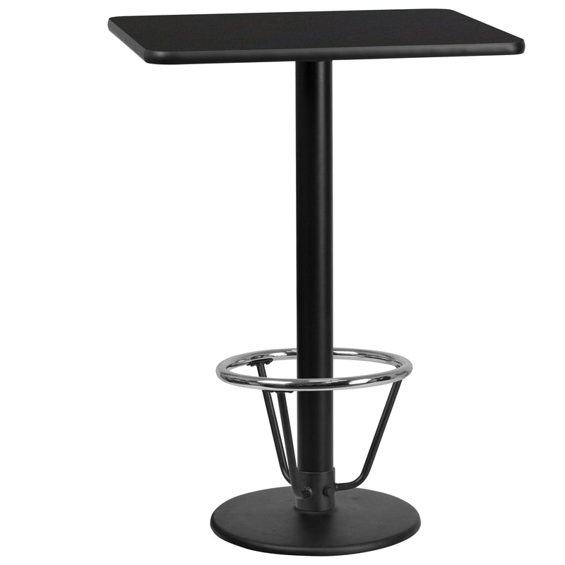 24x30 Black Table-18RD Base
