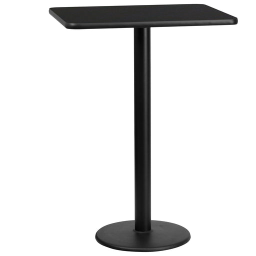 24x30 Black Table-18RD Base