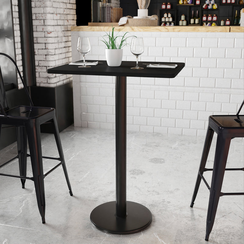 24x30 Black Table-18RD Base