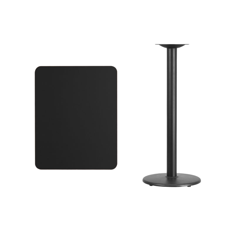 24x30 Black Table-18RD Base