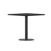 30SQ Black Table-18RD Base