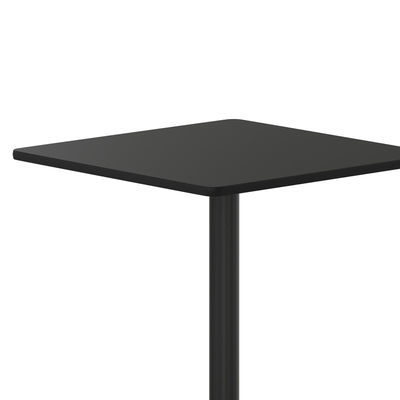 30SQ Black Table-18RD Base