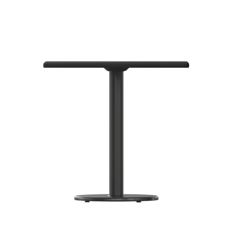 30SQ Black Table-18RD Base