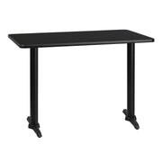 30x42 Black Table-5x22 T-Base