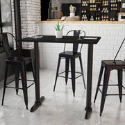 30x42 Black Table-5x22 T-Base