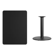 30x42 Black Table-24RD Base