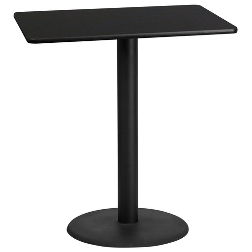 30x42 Black Table-24RD Base