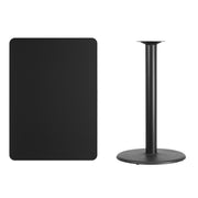 30x42 Black Table-24RD Base