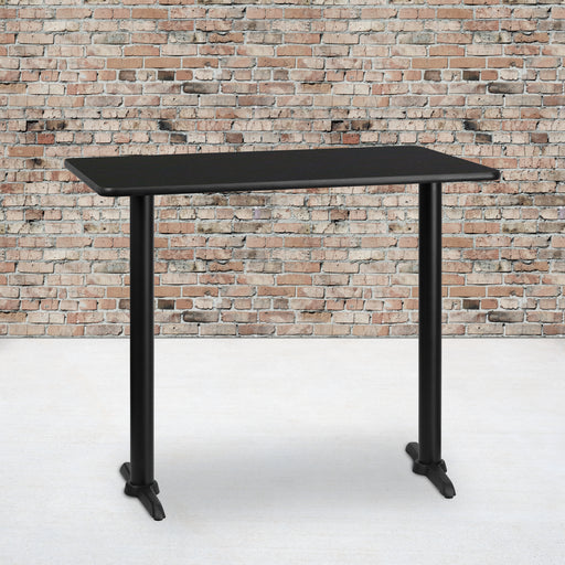 30x48 Black Table-5x22 T-Base