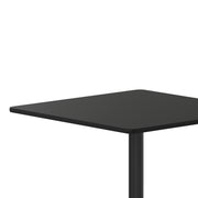 36SQ Black Table-30x30 X-Base