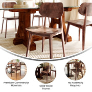 AQ Copper Wood Dining Chair