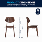 AQ Copper Wood Dining Chair