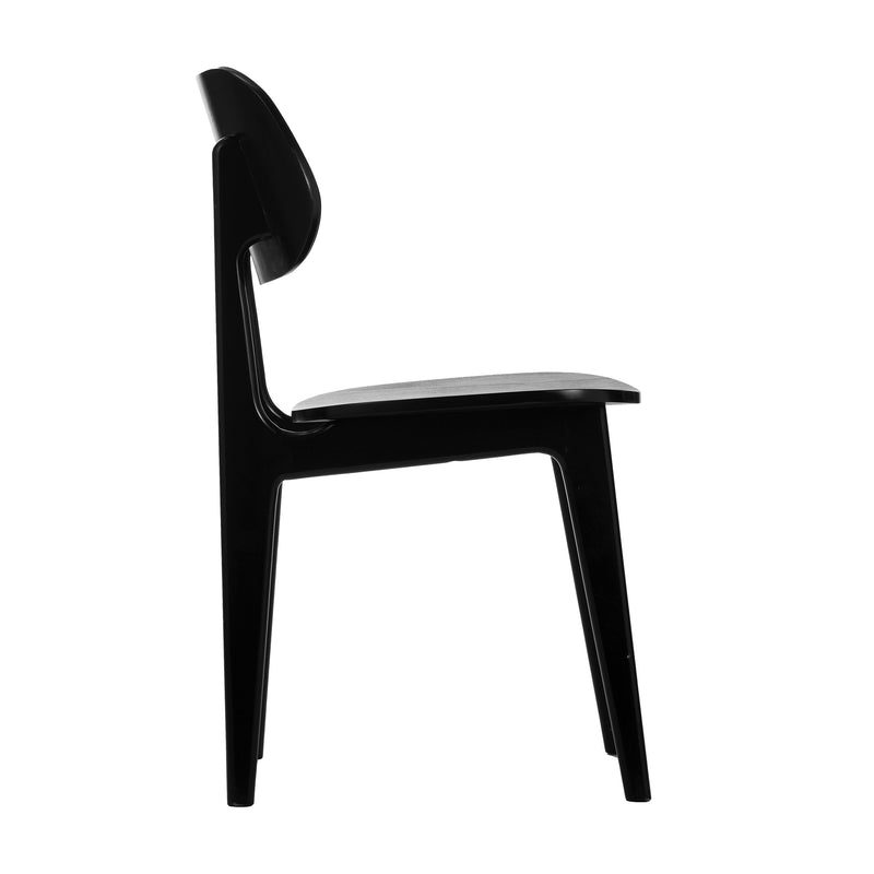 Black Wood Dining Chair