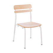 Commercial White Dining Chair