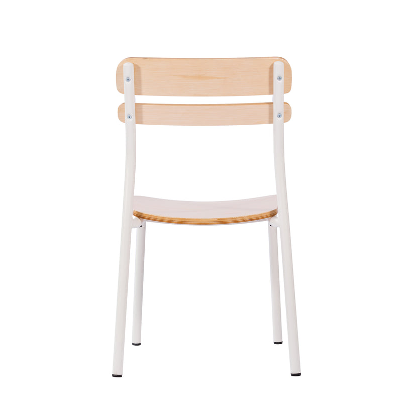 Commercial White Dining Chair