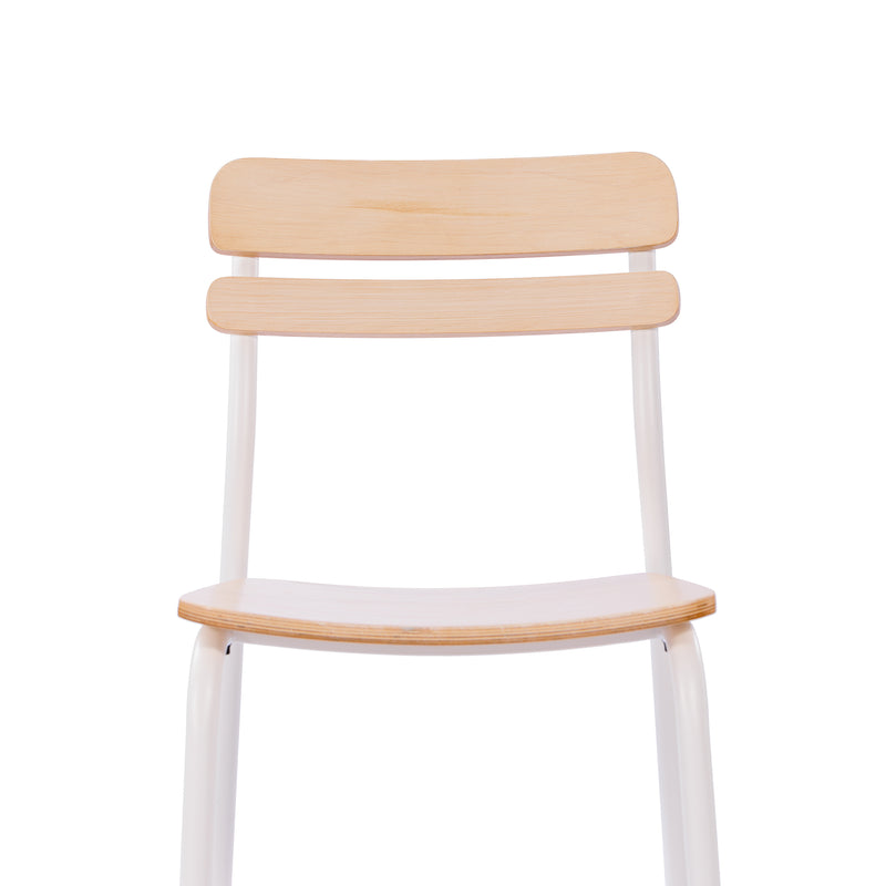 Commercial White Dining Chair