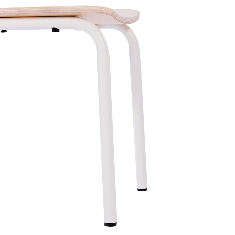 Commercial White Dining Chair