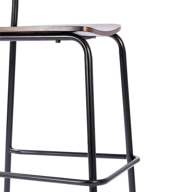 Commercial Black Bar Stool